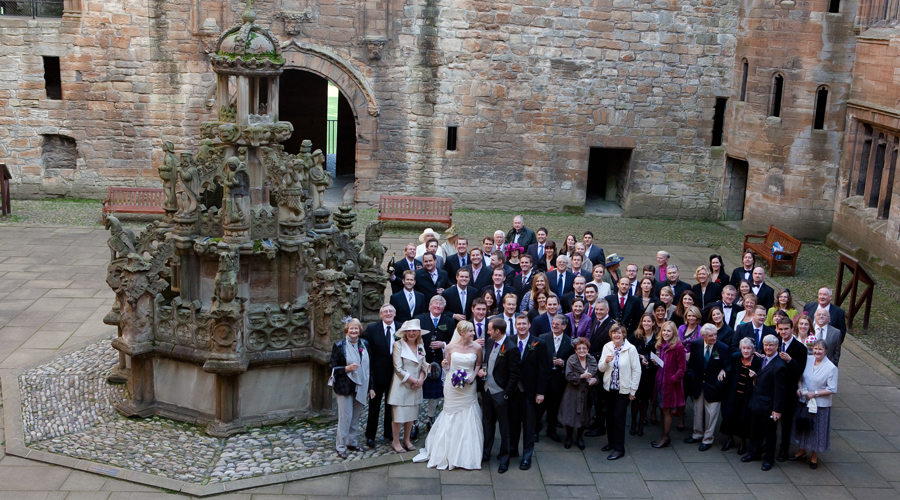 Wedding photography at Linlithgow Palace