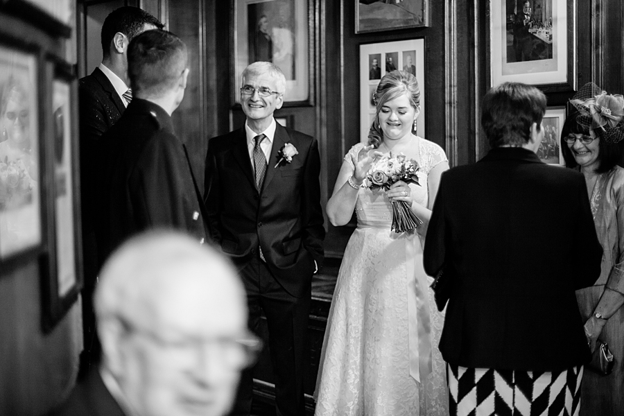 Wedding party at Royal College of Physicians of Edinburgh