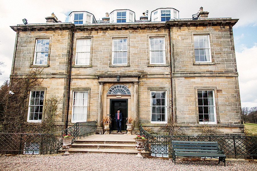 Main building at Harburn House Estate