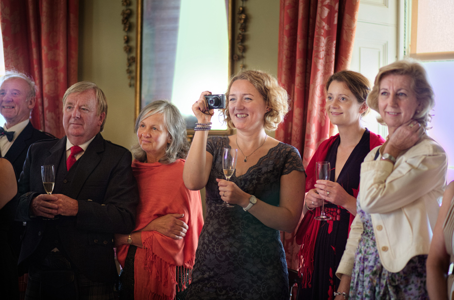 guests having fun at Culzean Castle Wedding