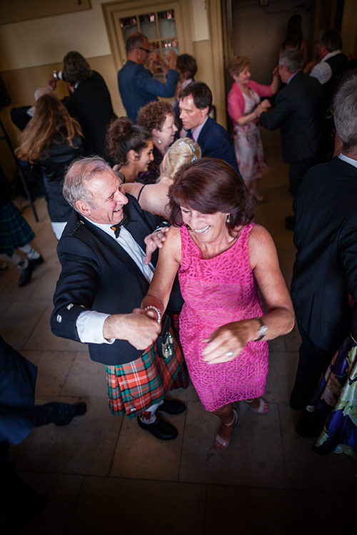 Guests dancing at Culzean Castle Wedding