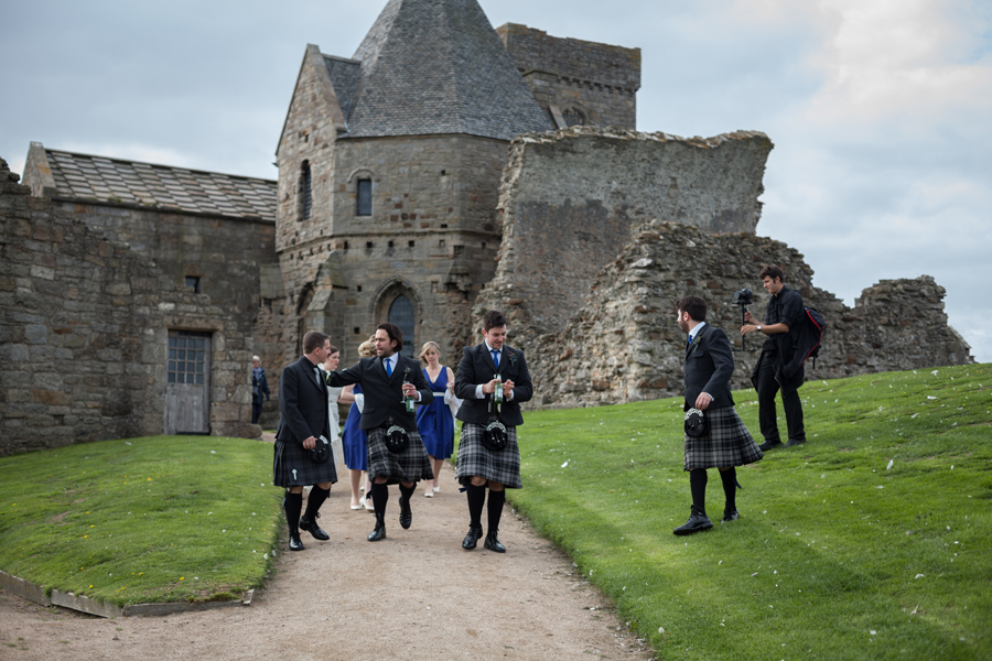 Malishka Photography wedding photos taken at Inchcolm Island