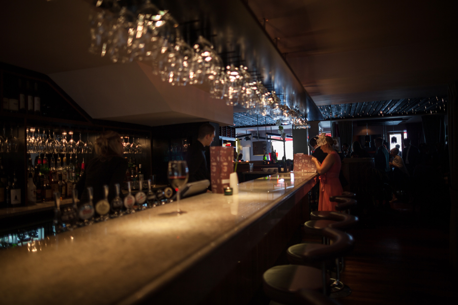 Interiors of Orocco Pier in South Queensferry during wedding celebrations