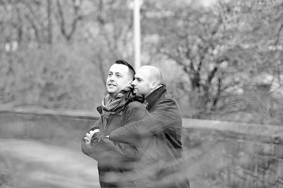 Romantic same sex couple photography in Edinburgh
