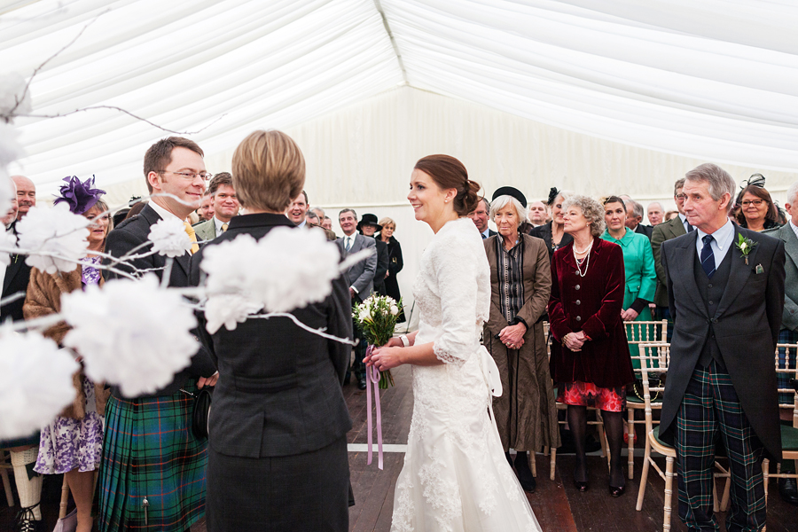 Wedding at Overhailes Farm, the heart of East Lothian