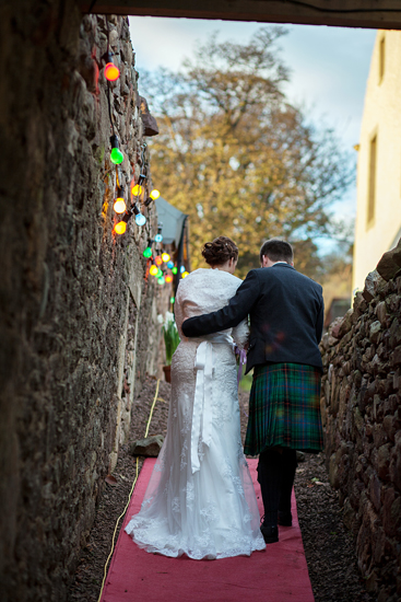 Wedding at Overhailes Farm, the heart of East Lothian