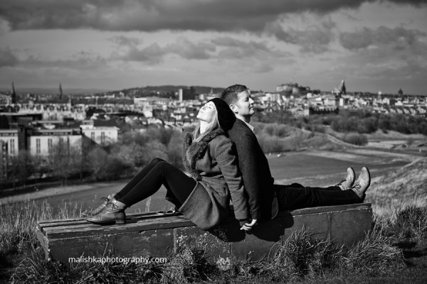 Fantastic couple photo session in Edinburgh