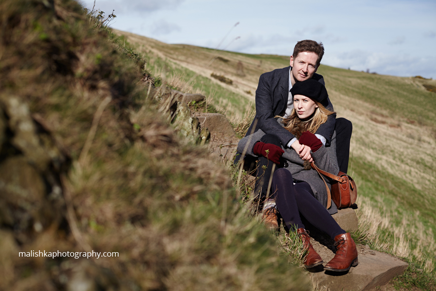 Fantastic couple photo session in Edinburgh