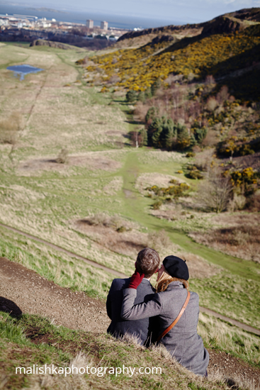 Pre-wedding photo shoot in Edinburgh