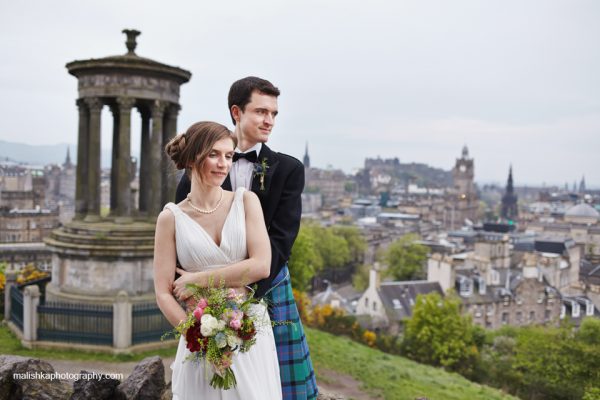 Wedding at Lothian Chambers, Calton Hill and Howies 