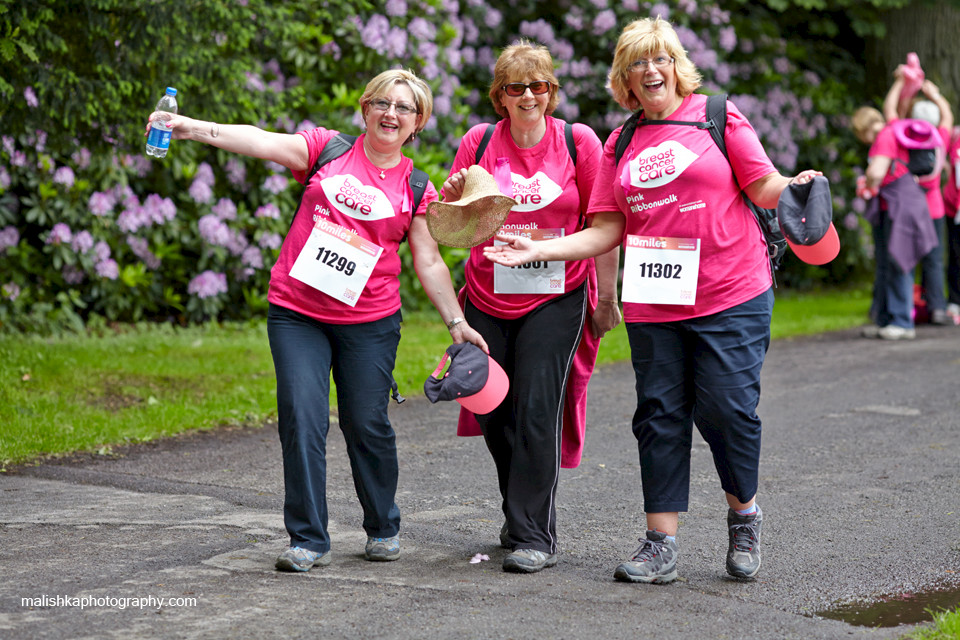 Scone Palace Pink Ribbonwalk in Perthshire