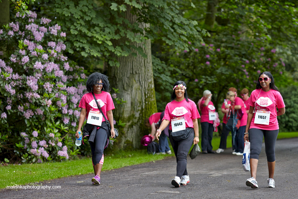 Scone Palace Pink Ribbonwalk in Perthshire