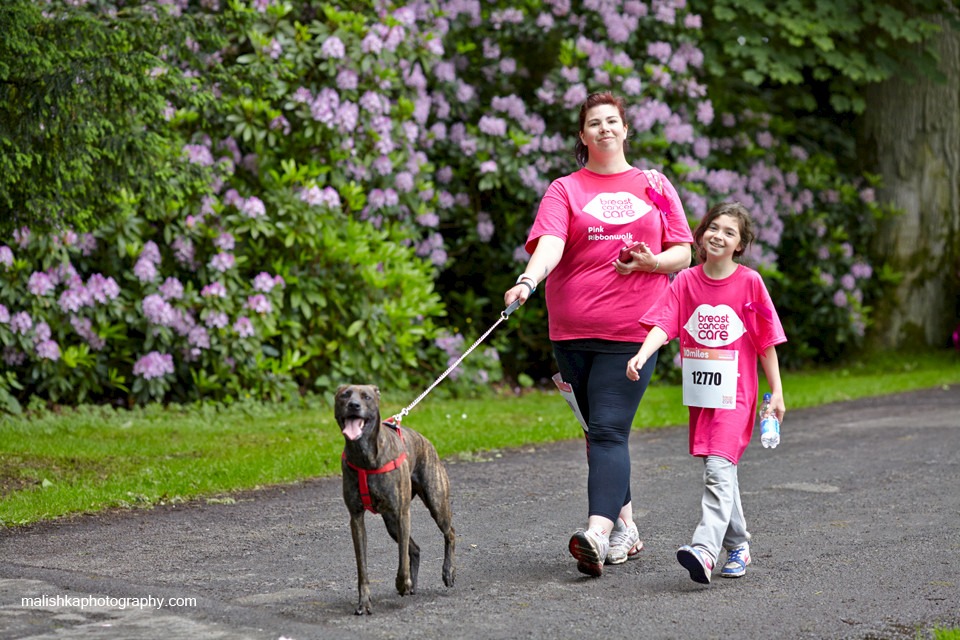 Scone Palace Pink Ribbonwalk in Perthshire