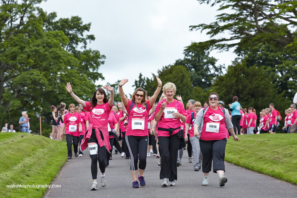 Scone Palace Pink Ribbonwalk in Perthshire