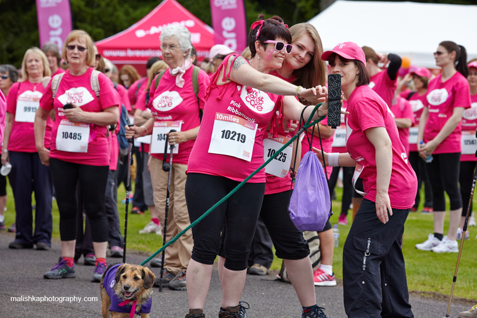 Scone Palace Pink Ribbonwalk in Perthshire