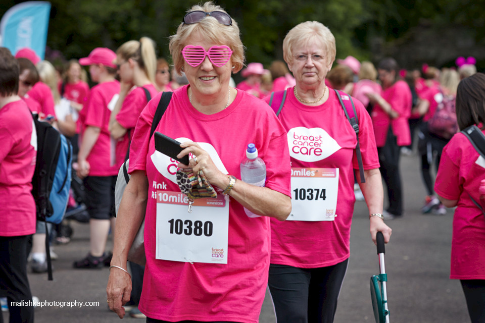 Scone Palace Pink Ribbonwalk in Perthshire