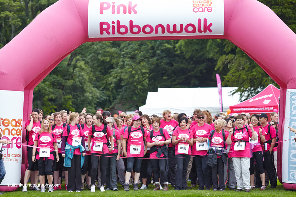 Scone Palace Pink Ribbonwalk in Perthshire