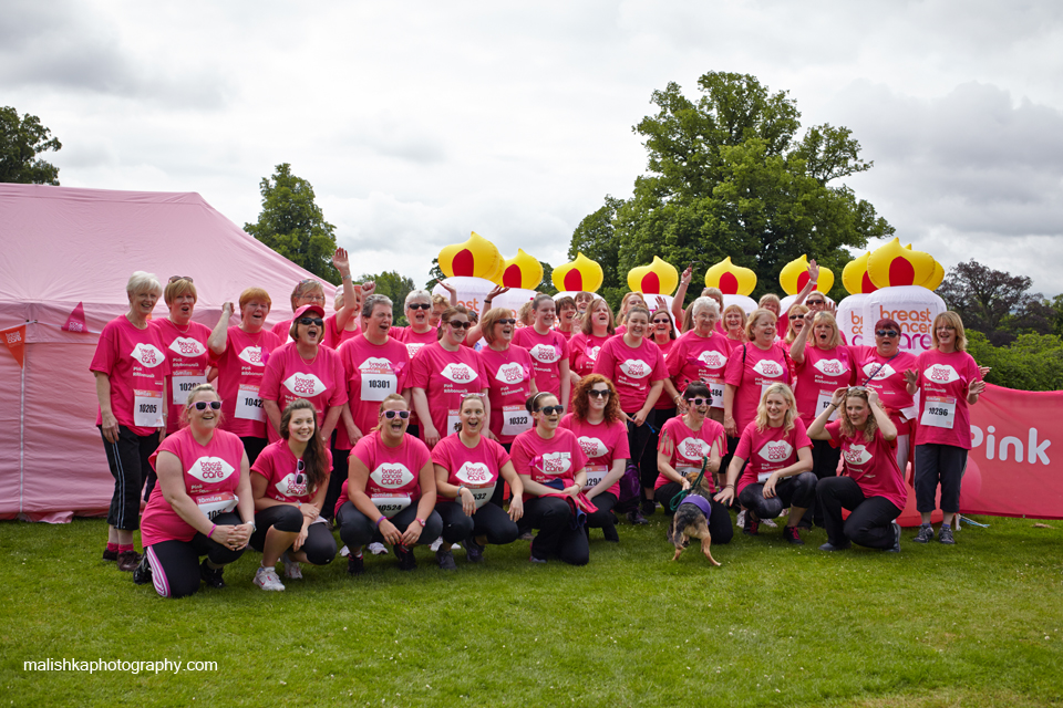 Scone Palace Pink Ribbonwalk in Perthshire