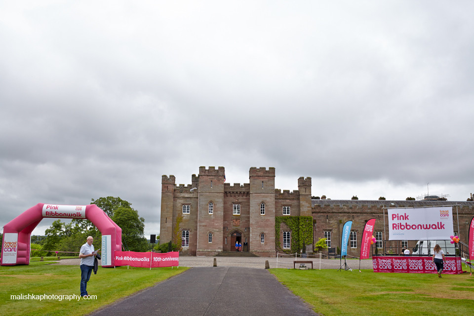 Scone Palace Pink Ribbonwalk in Perthshire