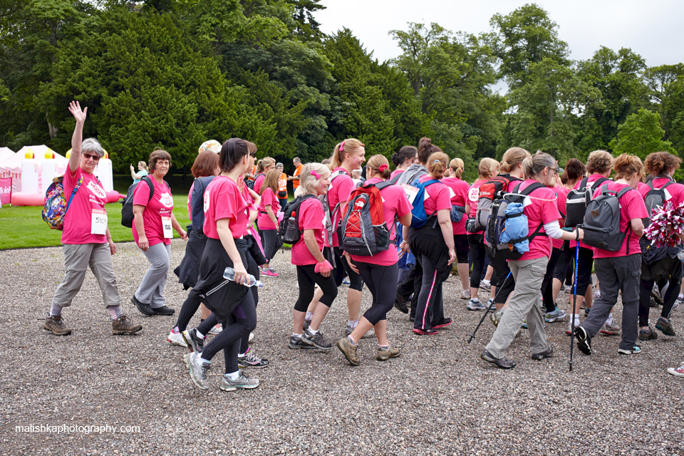 Scone Palace Pink Ribbonwalk in Perthshire