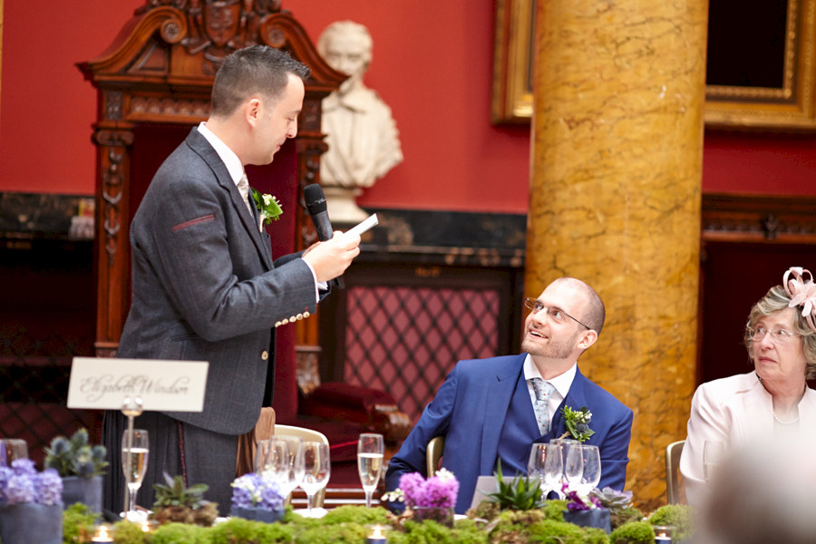 Gay wedding at Royal College of Physicians in Edinburgh