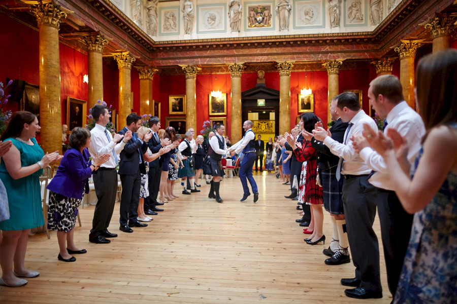 Wedding photography at Royal College of Physicians in Edinburgh