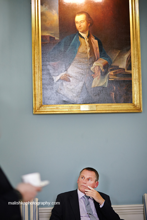 Guests during the wedding celebrations at Royal College of Physicians in Edinburgh