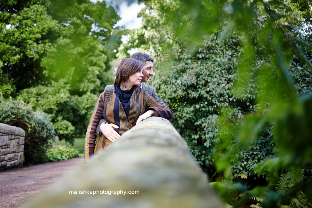 Love in the Botanic Gardens in Edinburgh