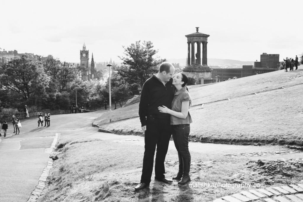 Calton Hill couple photo session