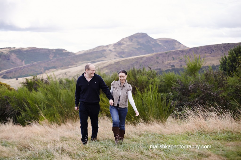 Calton Hill couple photo session