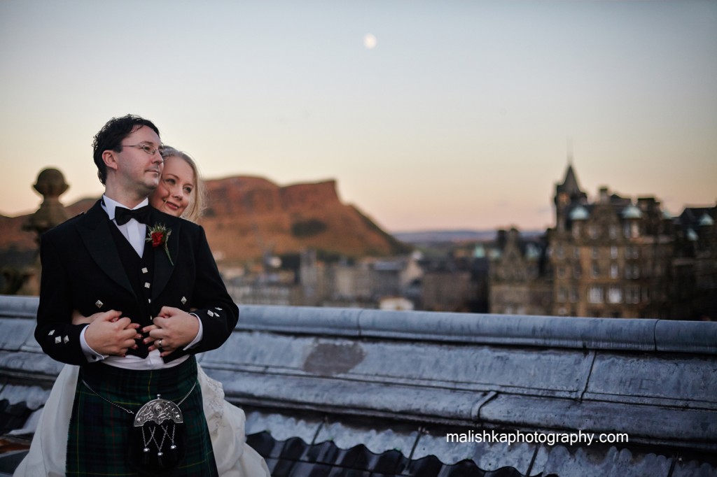 Wedding at the Balmoral Hotel in Edinburgh