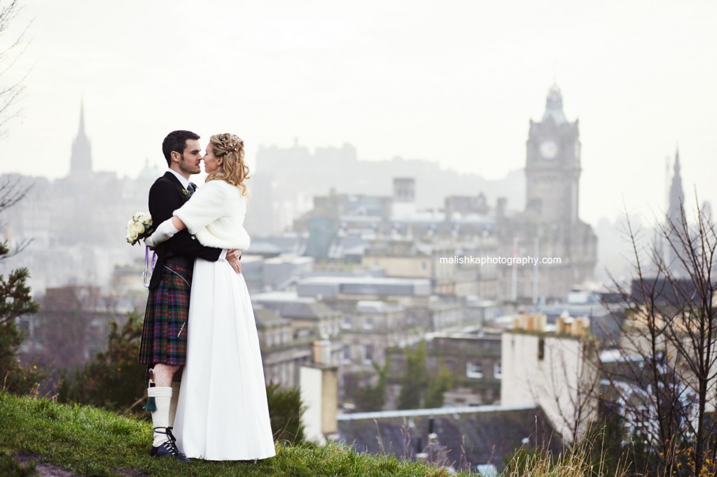 Calton Hill wedding photography