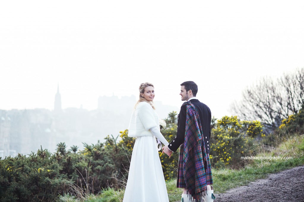 Calton Hill wedding photography