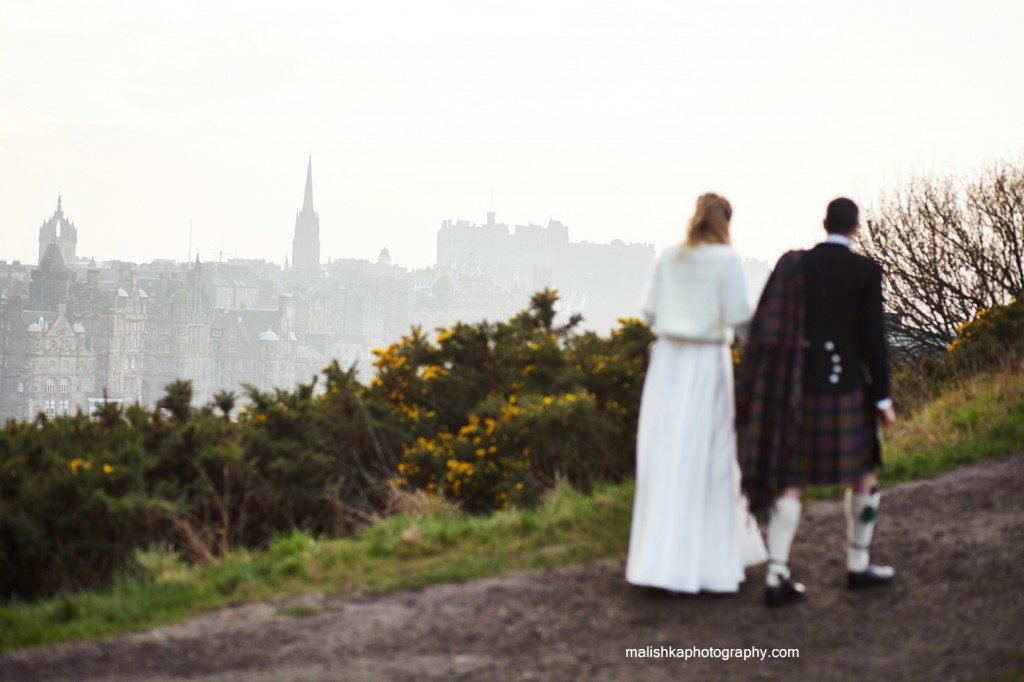 Calton Hill wedding photography