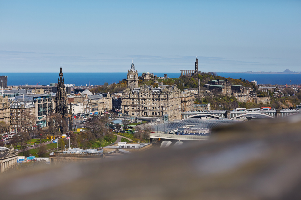 City view from Edinburgh CAstle