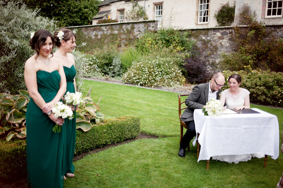 Traquair House wedding photography