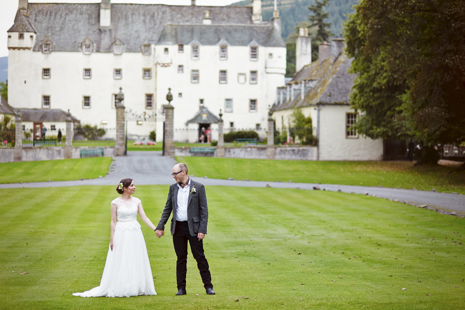 Traquair House wedding photography