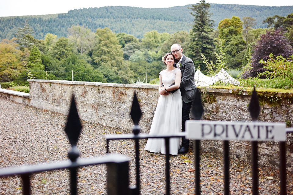 Traquair House wedding photography