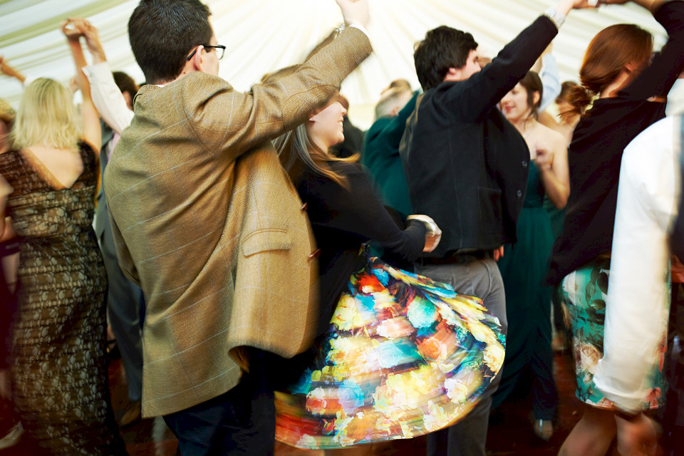 Traquair House wedding dancing