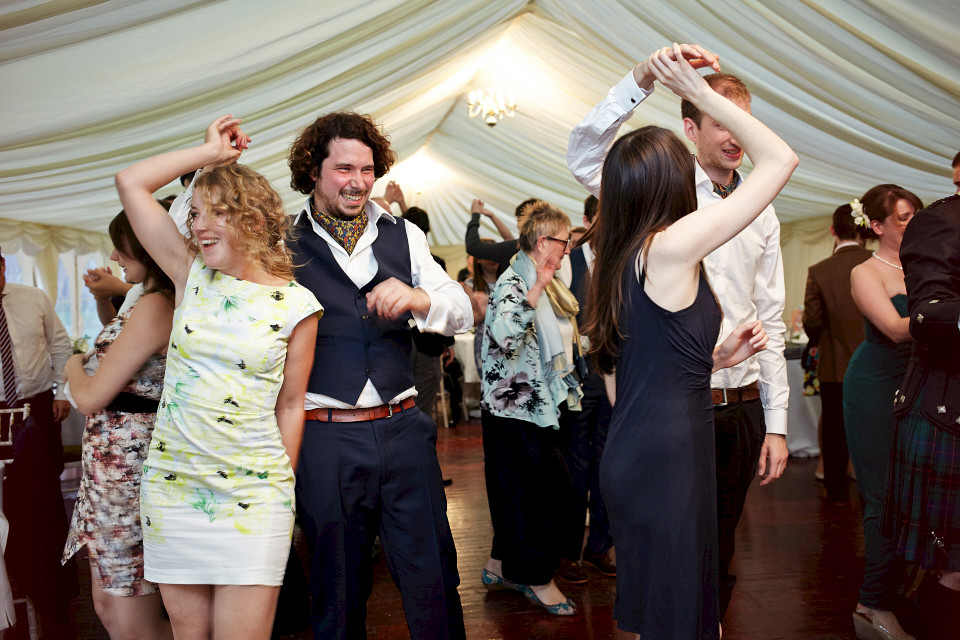 Traquair House wedding dancing