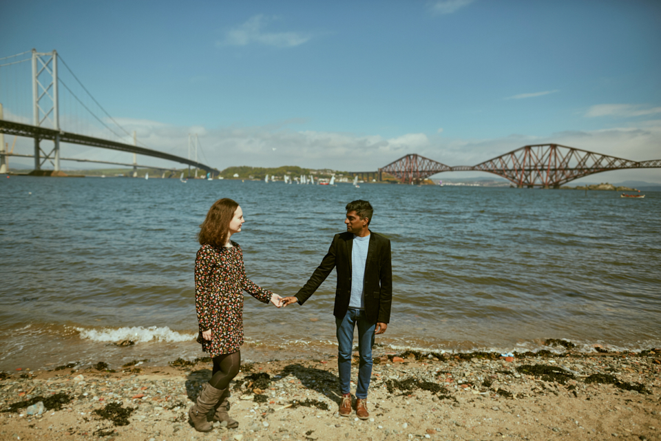 South Queensferry couple photo session