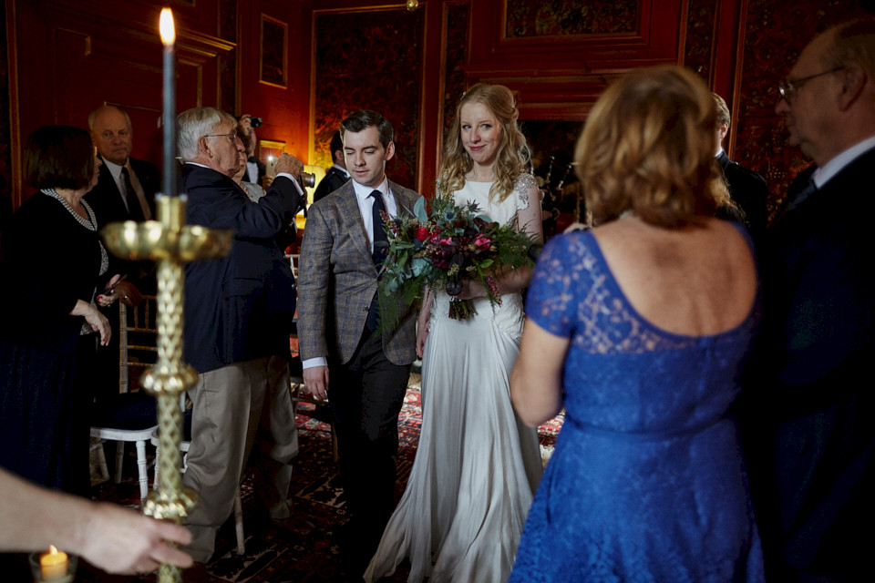 Reportage wedding photographer Edinburgh