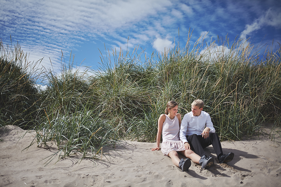 Wedding photography at the Scottish beach St Andrews