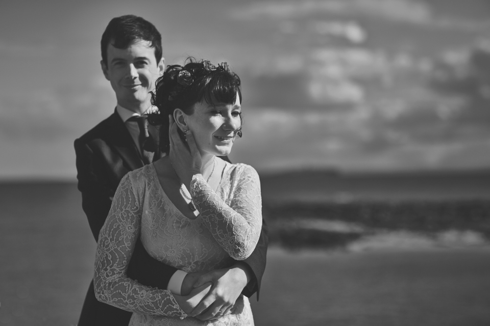 Crail Harbour, seaside wedding photography in Scotland