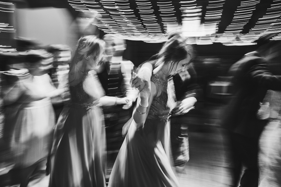 creative dancing wedding photos at Crail Hall