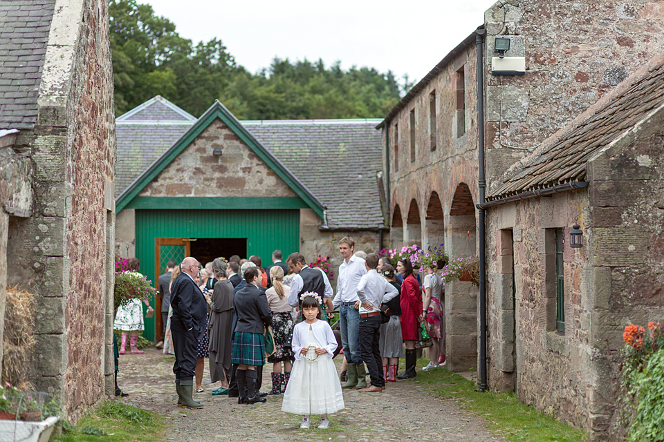 Rustic barn wedding in Scotland