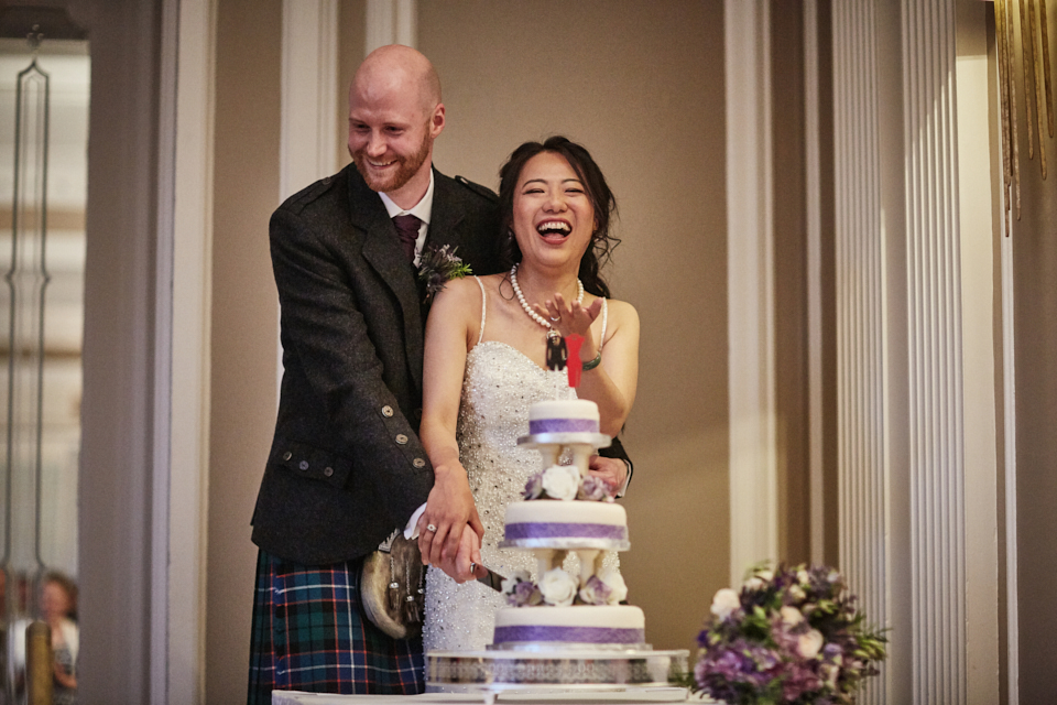 Documentary wedding photographer Edinburgh