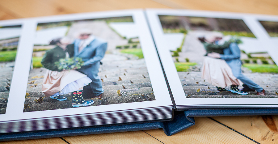 Wedding albums designed by Malishka Photography