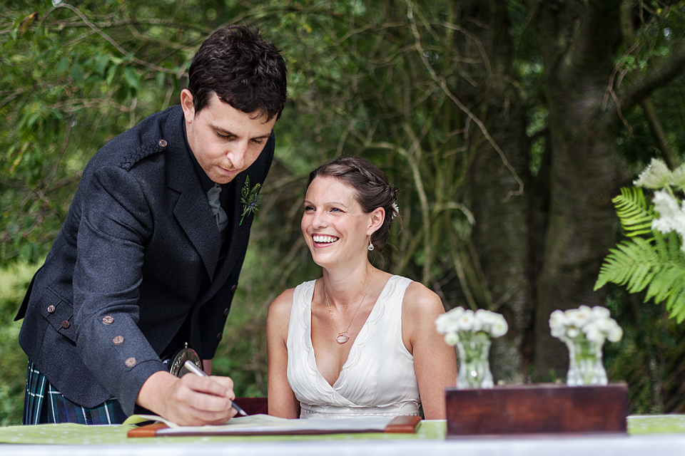 Outdoor wedding photography Scotland