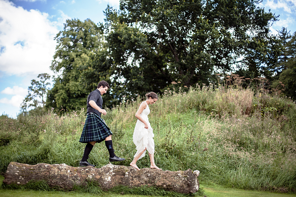 Barn wedding in Scotland